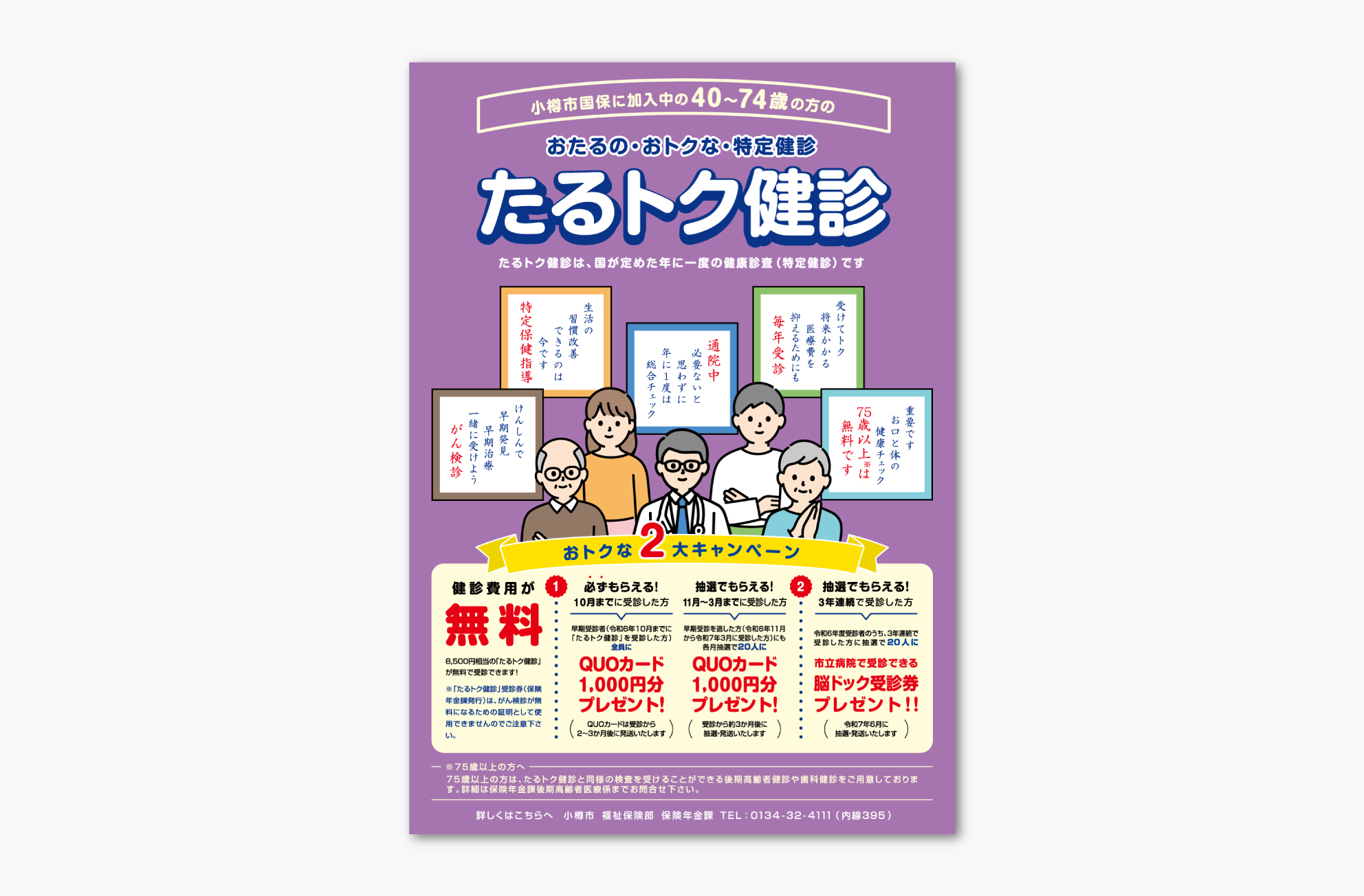 特定健診周知ポスター